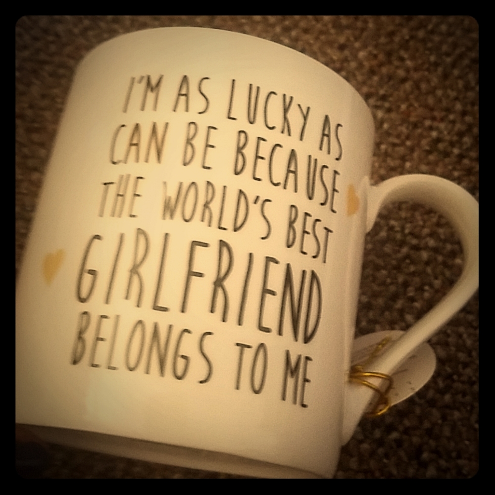 Girlfriend coffee cup